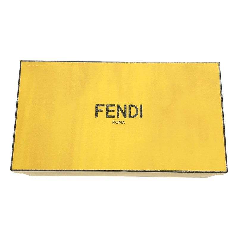 Fendi Sheep Fur Shearling Sandal Zucca 35 1 2 Purple — view 7