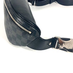 Louis Vuitton Body Bag Bum Damier Graphite Canvas Black — view 6