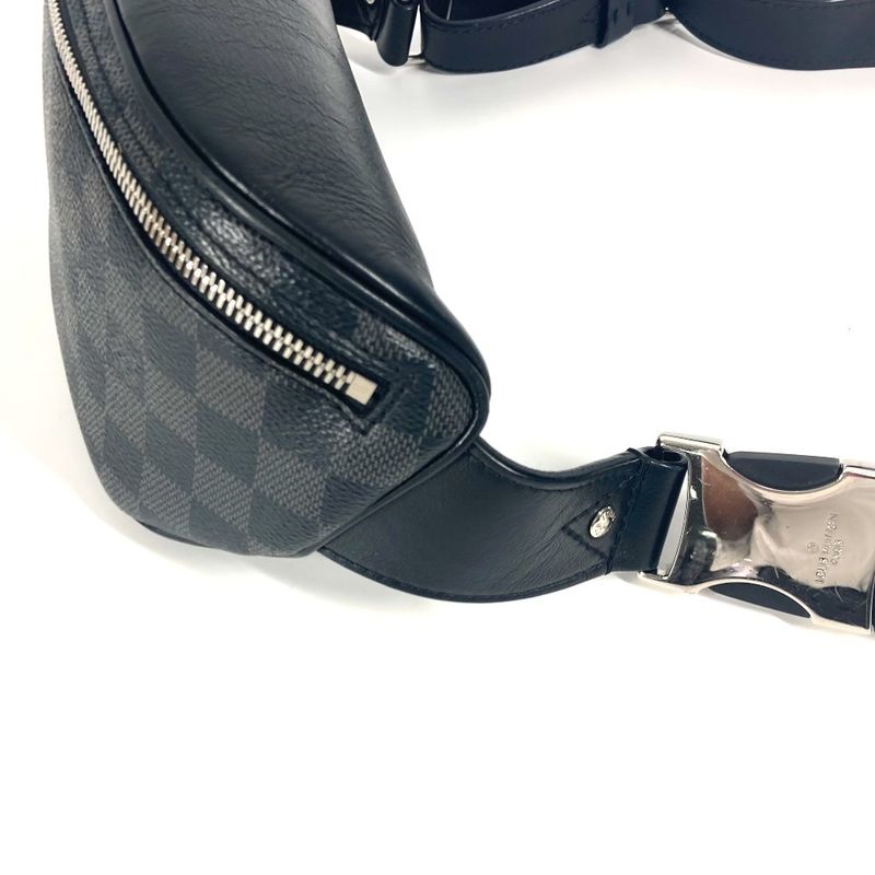 Louis Vuitton Body Bag Bum Damier Graphite Canvas Black — view 6