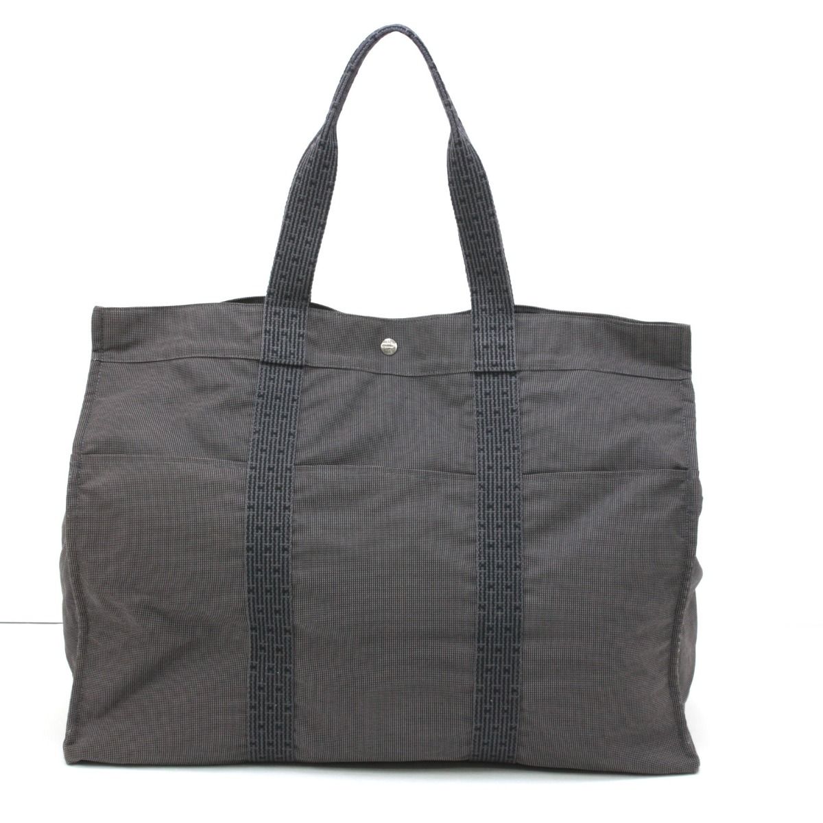 Hermes Her Line TGM Tote Bag Gray — view 3