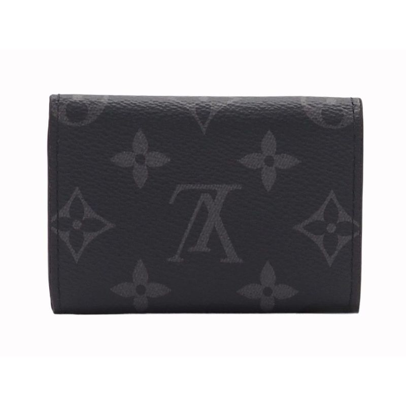 Louis Vuitton Discovery Compact Wallet Trifold Monogram Eclipse Canvas — view 2