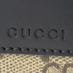 Gucci Coin Case GG Supreme Beige Black — view 7