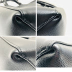 Celine Vertical Cabas Small 2-Way Bag Black Leather Tote Crossbody — view 9