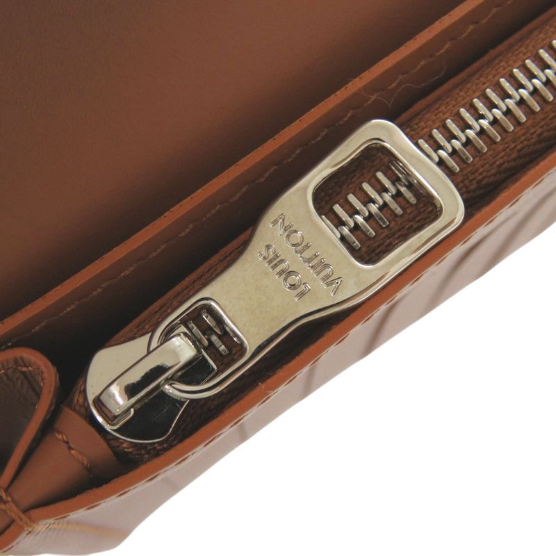 Louis Vuitton Portefeuille Blazer NM Epi Leather Brown Long Wallet — view 8