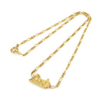 Celine Figaro Chain Gold Necklace — view 9