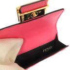 Fendi Baguette Micro Trifold Wallet 8 M0395 Leather Pink 1780 — view 4