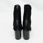 Hermes Jenna 90 Black Size 38 1 2 Short Knit Boots — view 5