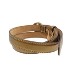 Gucci GG Logo Leather Gold Hardware 85-34 Belt 0976 — view 3