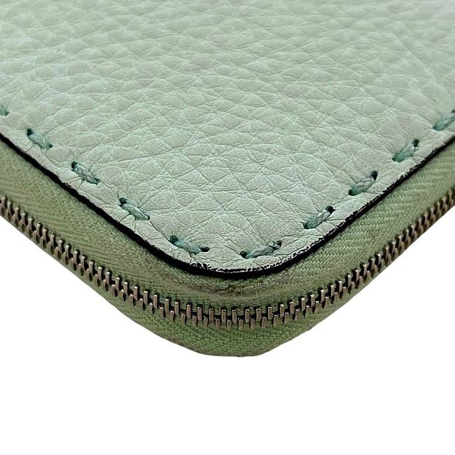 Fendi Coin Case Light Green Selleria 8 M343 Purse — view 5