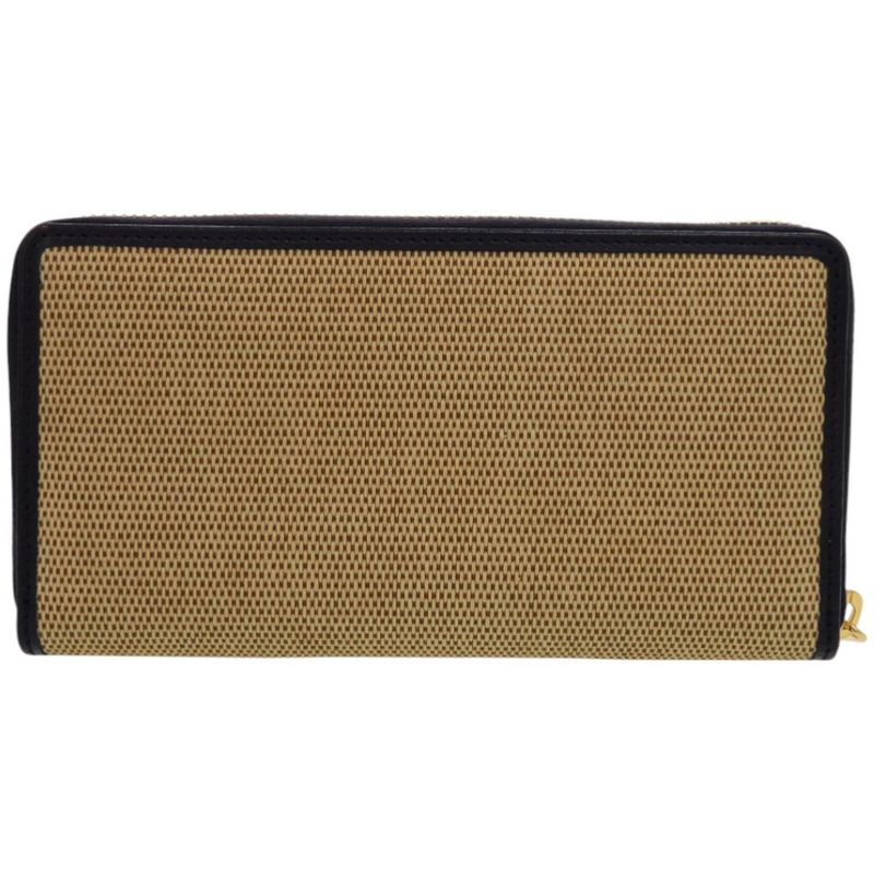 Gucci 1955 Horsebit 0416 Canvas Leather Beige Long Wallet 0393 — view 2