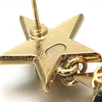 Chanel Triple Star Coco Mark Metal Gold Plated Accessories 3 Strand — view 4
