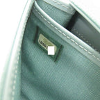 Chanel Coco Mark Caviar Leather Silver Hardware Mint Green Long Wallet 0330 — view 7