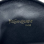 Yves Saint Laurent Coin Case Black Purse Leather — view 6