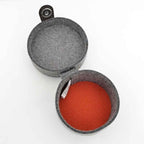 Hermes Sugar Box Gray Felt Accessory Case Interior Miscellaneous Goods — view 8
