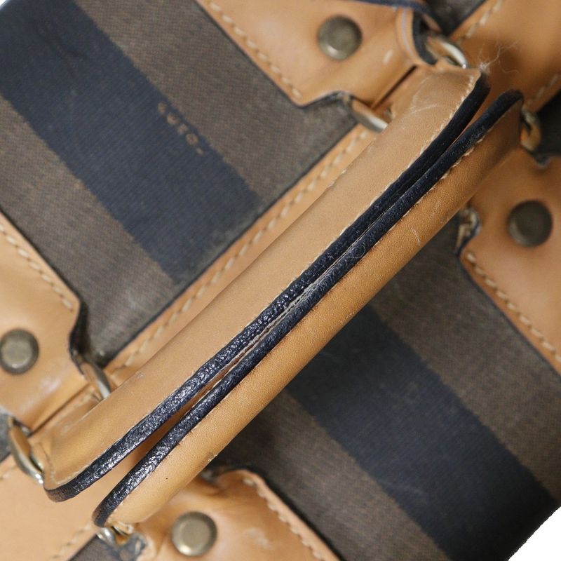 Fendi Pecan Leather Carry Bag — view 5