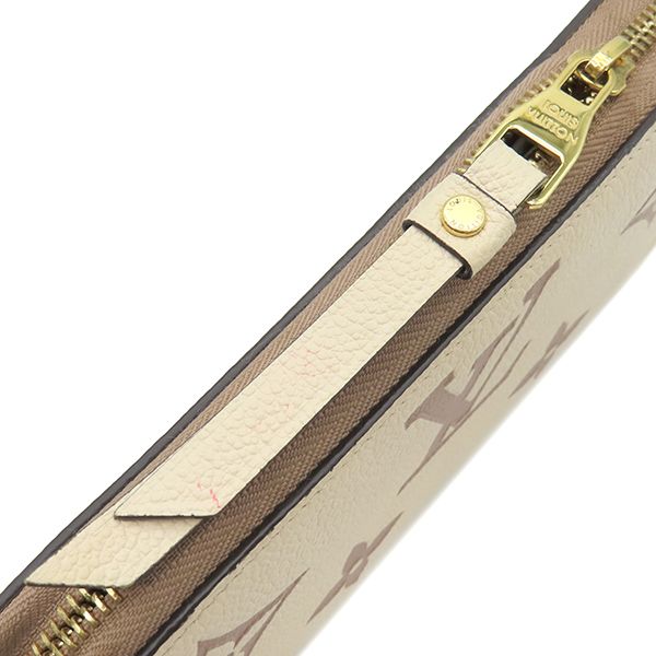 Louis Vuitton Long Wallet Zippy Bi-Color Monogram Empreinte Cles Creme — view 8
