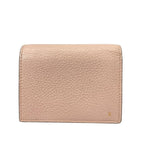 Gucci Animalier Bee Fold Wallet Compact Mini Leather Pink — view 2