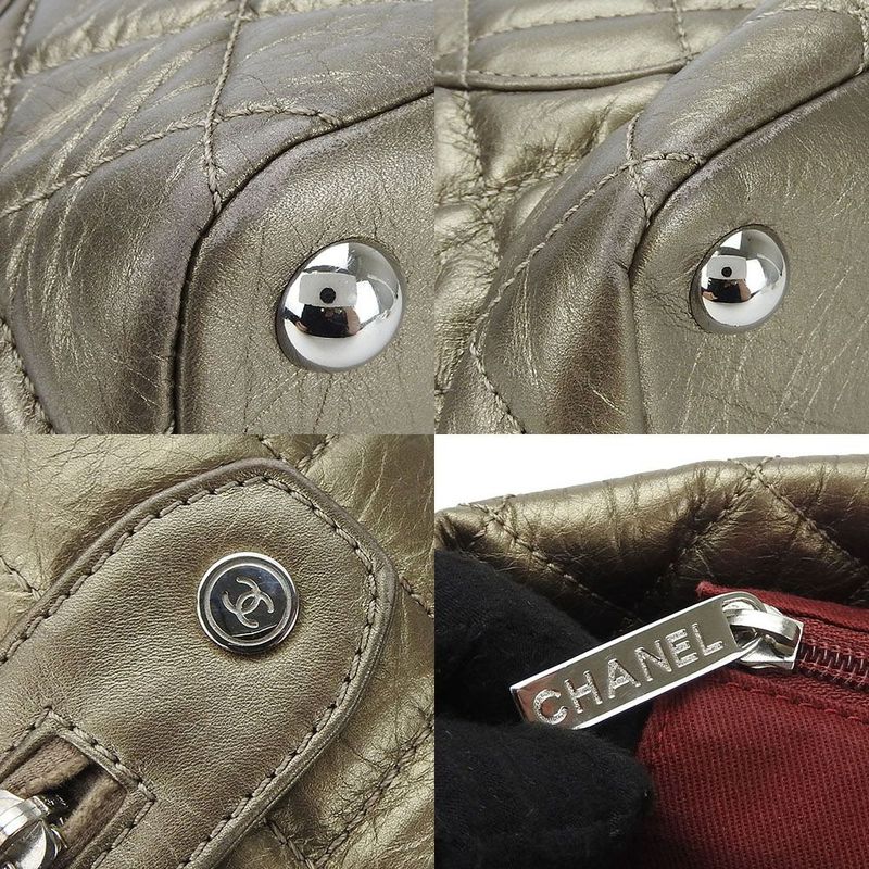 Chanel Tote Cambon Line 11 Bronze Casual Daily Use — view 4
