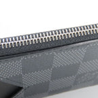 Louis Vuitton Card Case Coin Holder Damier Graphite Black Gray — view 6