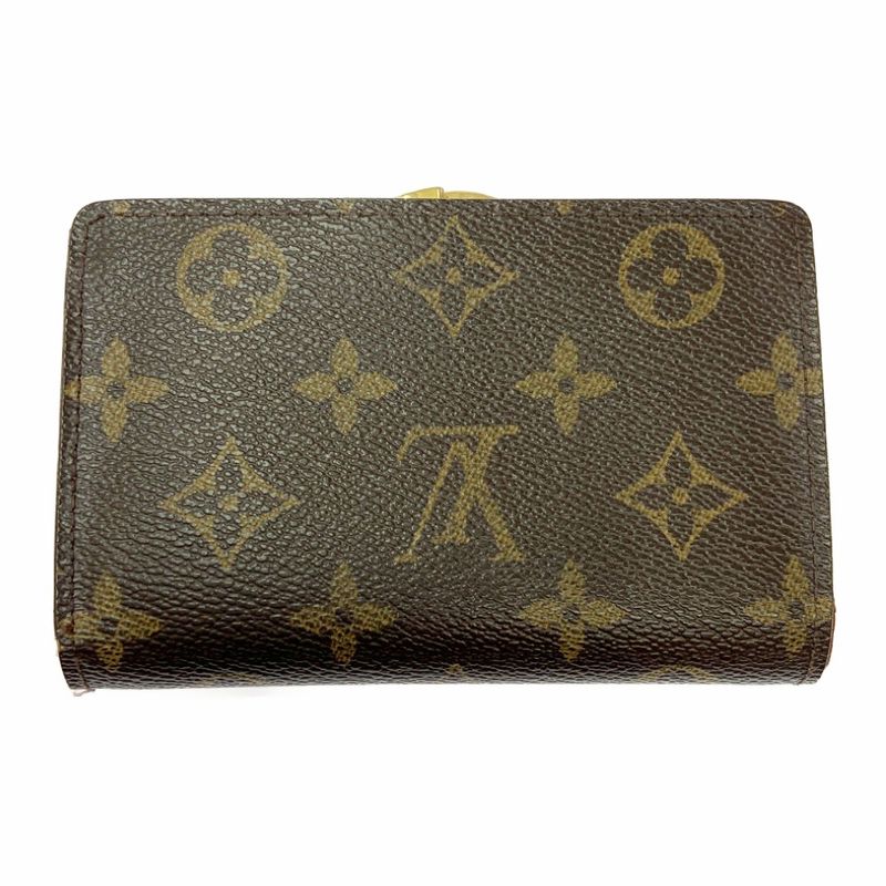 Louis Vuitton Monogram Porte Monnaie Vieviennois Brown Bifold — view 4