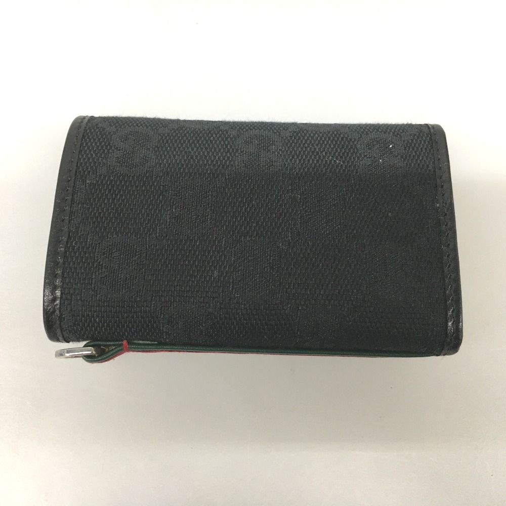 Gucci GG Canvas Key Case 6 Rows Black — view 3