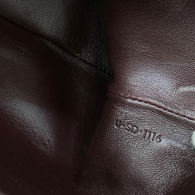 Celine Clutch Pochette Second Bag Check Dark Brown Bicolor — view 5