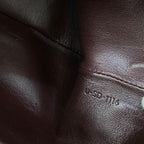 Celine Clutch Pochette Second Bag Check Dark Brown Bicolor — view 5