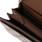Gucci Long Wallet GG Supreme Brown Black — view 8