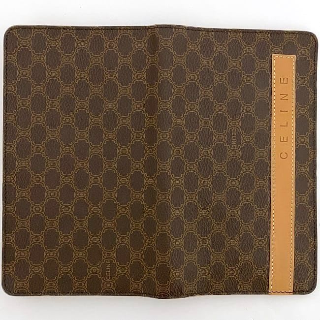 Celine Bifold Long Wallet Brown Macadam — view 4
