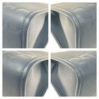 Gucci 739490-2067 Leather Jumbo GG Silver Hardware Second Bag Blue — view 7