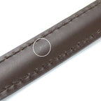 Louis Vuitton Shoulder Strap Leather Brown Adjustable Matte Silver Hardware — view 6
