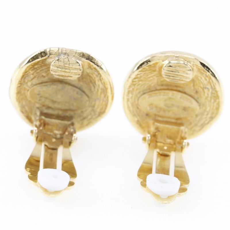 Chanel 31 rue Cambon Vintage Gold Plated 10.2 g Earrings — view 5