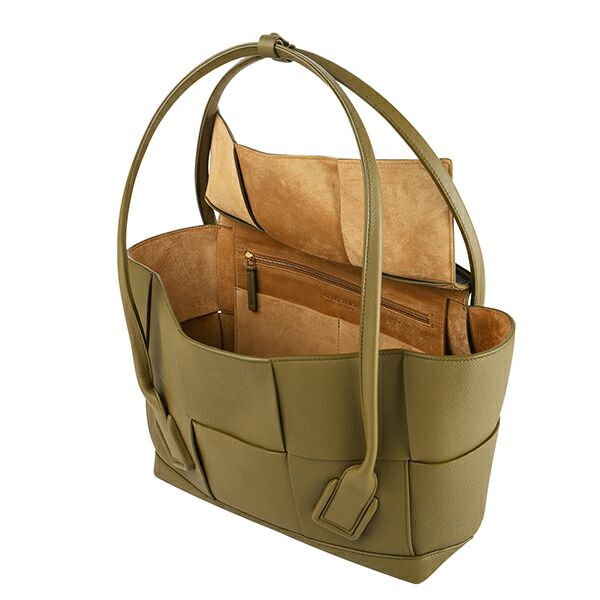 Bottega Veneta Handbag Arco Medium Khaki — view 4