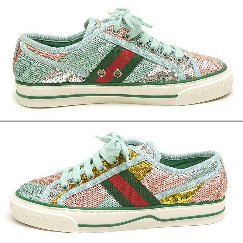 Gucci Sequined Sneakers 35 — view 2