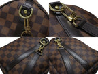 Louis Vuitton Handbag Speedy Bandouliere 30 Brown Damier Canvas Gold — view 5