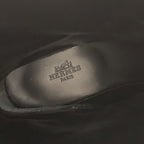 Hermes Fuji Boots Long Shoes Leather Ivory Exlibris Quilting — view 7
