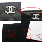 Chanel Compact Wallet Star Black Ap3728 Coin Case — view 9