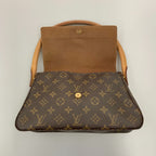 Louis Vuitton Monogram Mini Looping Semi-Shoulder Bag Brown — view 6