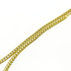 Christian Dior GP Rhinestone Colored Stone CD Logo Necklace Gold Blue — view 6