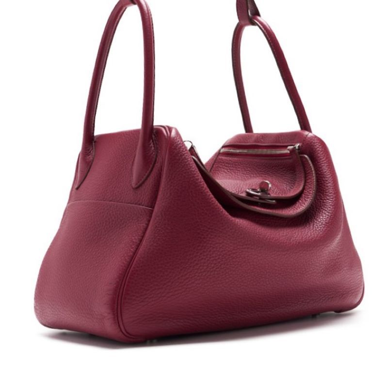 Hermes Lindy 34 Shoulder Bag Taurillon Clemence Tosca — view 3