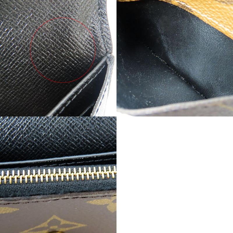 Louis Vuitton Bifold Wallet Portefeuille Rosalie Monogram Reverse Brown — view 9