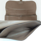 Hermes Sac A Depeches 38 Etoupe Taurillon Clemence F Stamp — view 7