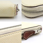 Hermes Round Zipper Long Wallet Azap Silk Quin — view 9