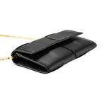 Bottega Veneta Long Wallet Leather Chain Nero — view 3