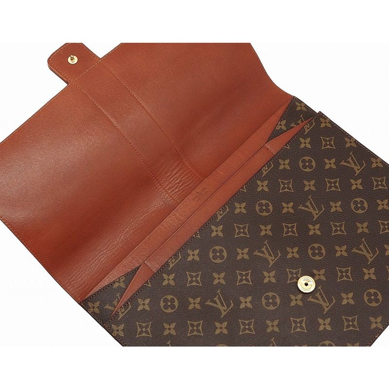 Louis Vuitton Poche Diplomat Homme Monogram Canvas Bag Clutch Document Case — view 6