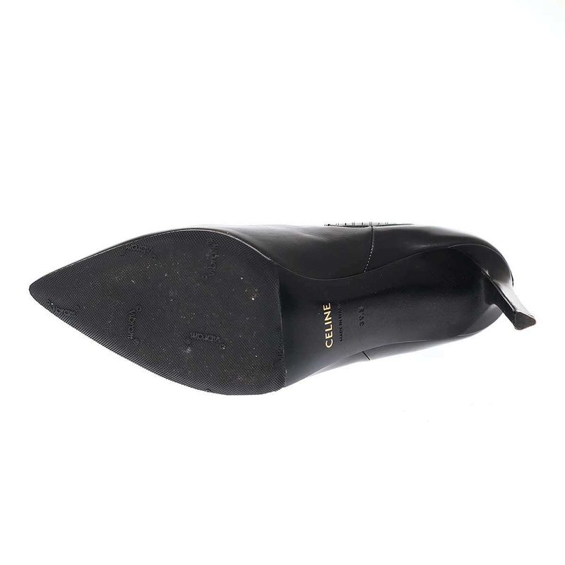 Celine Chelsea Cropped Boots Booties C Black 39.5 — view 4