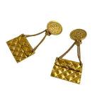 Chanel Quilted Bag Motif Earrings Accessories 93P — view 3