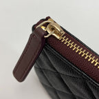Chanel Quilted Classic Mini Pouch Black Caviar Leather — view 5