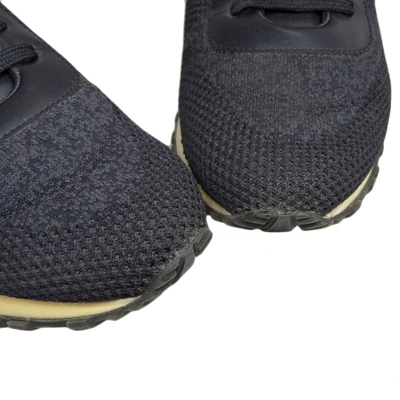 Louis Vuitton 2015 Item Runaway Line Jacquard Damier Leather Sneakers Shoes 5.5 — view 3