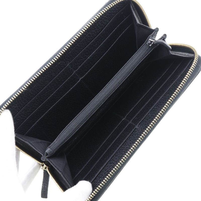 Gucci Interlocking Leather Long Wallet — view 5